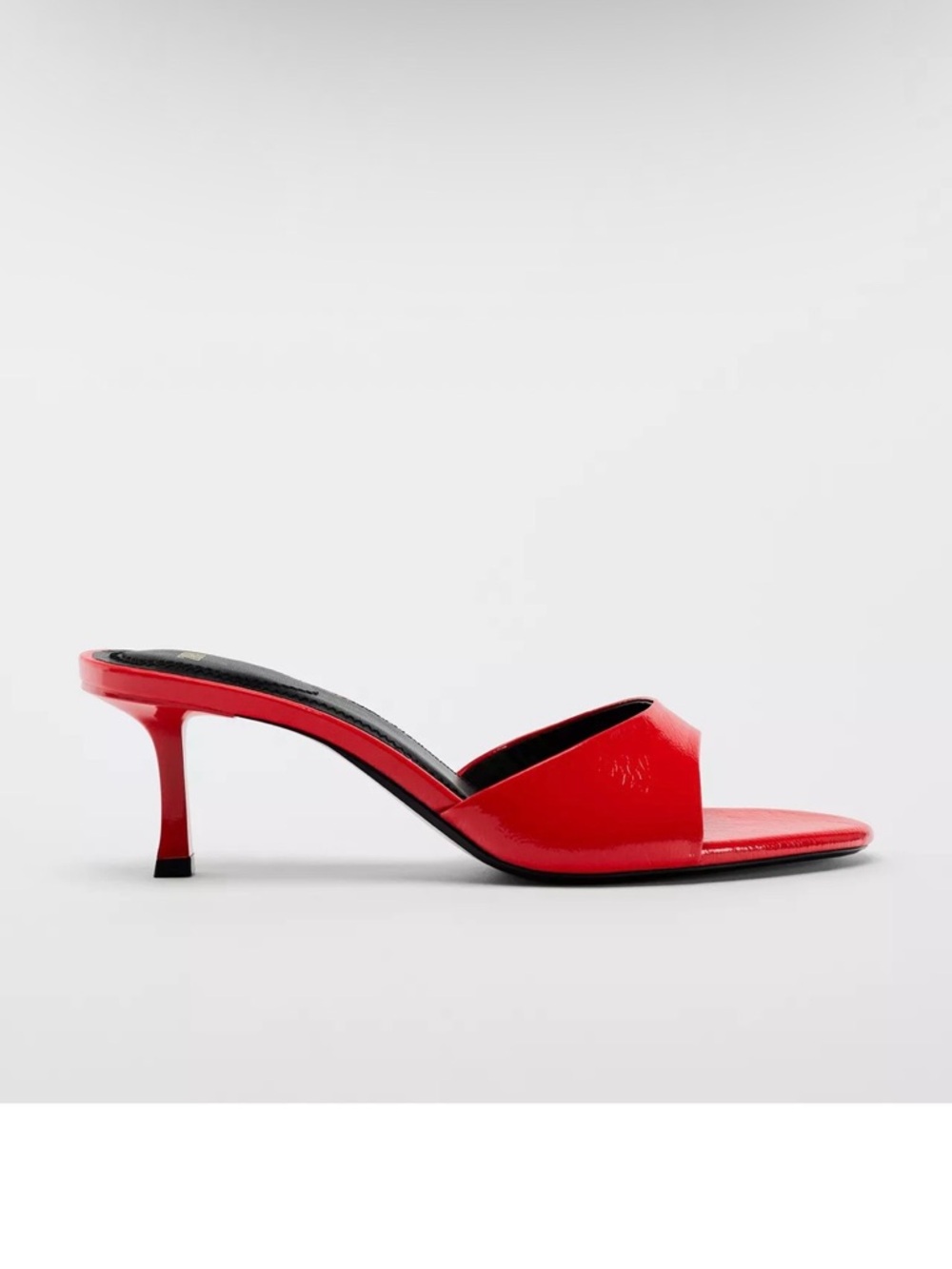 Zara Red Mule Sandals, size 39